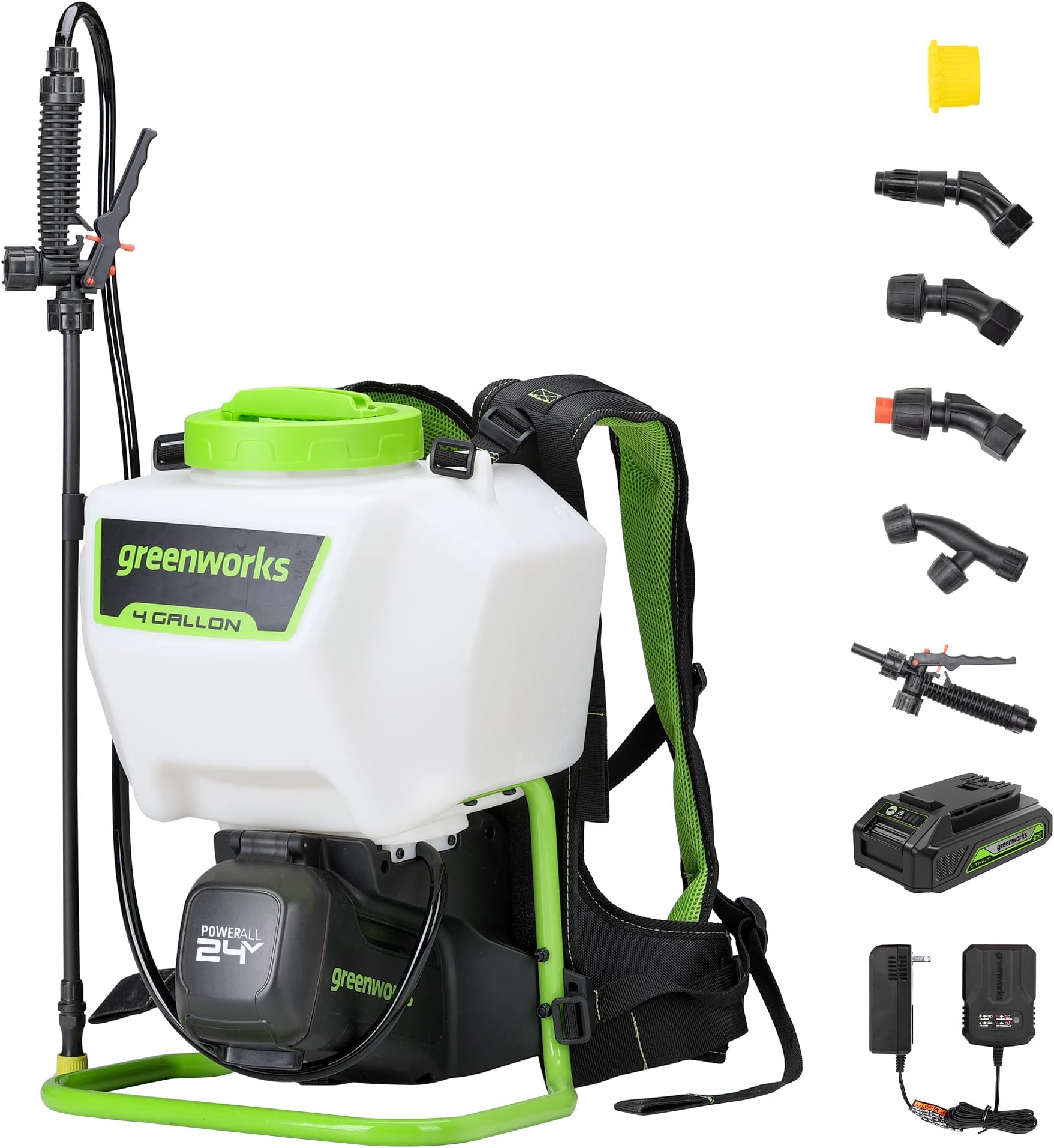 Husqvarna 4Gallon Battery Backpack Sprayer, Garden