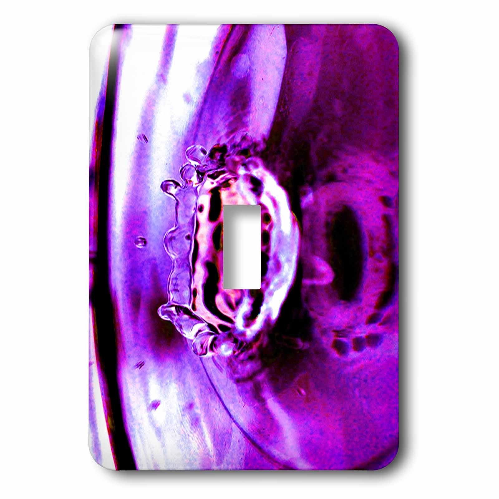 Interrupteur à bascule Sonic violet et bleu 2,5 cm pour illuminer une chambre d'enfant moderne