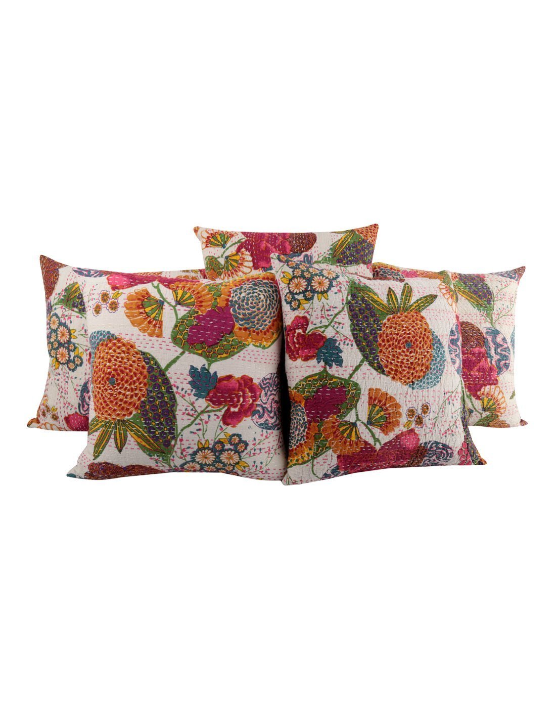 Cotton Printed Cushion Cover Set for Kids/Sofa/Room/Bed/Couples(Multicolour, abc+97)-picture-27