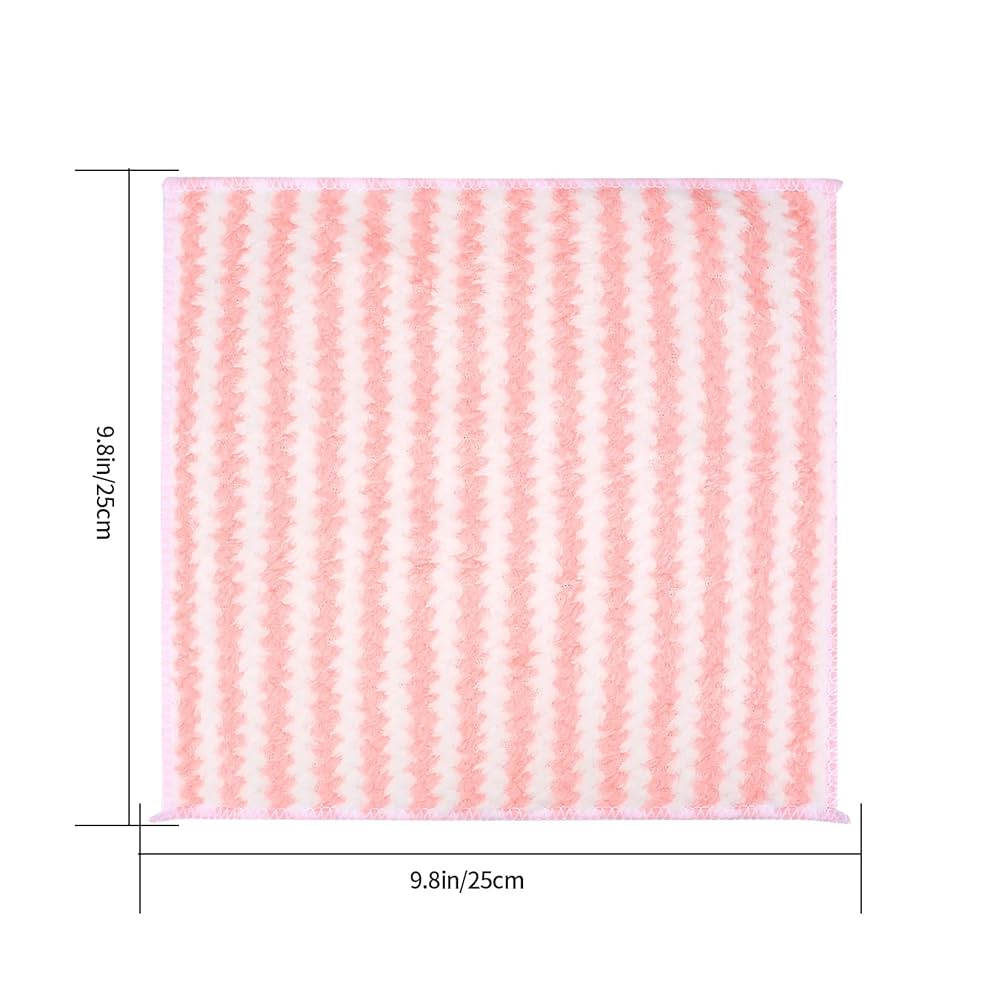 Set 12 Strofinacci In Microfibra 30x30cm - Asciugamani Assorbenti Per Cucina Riutilizzabili - Foto 7