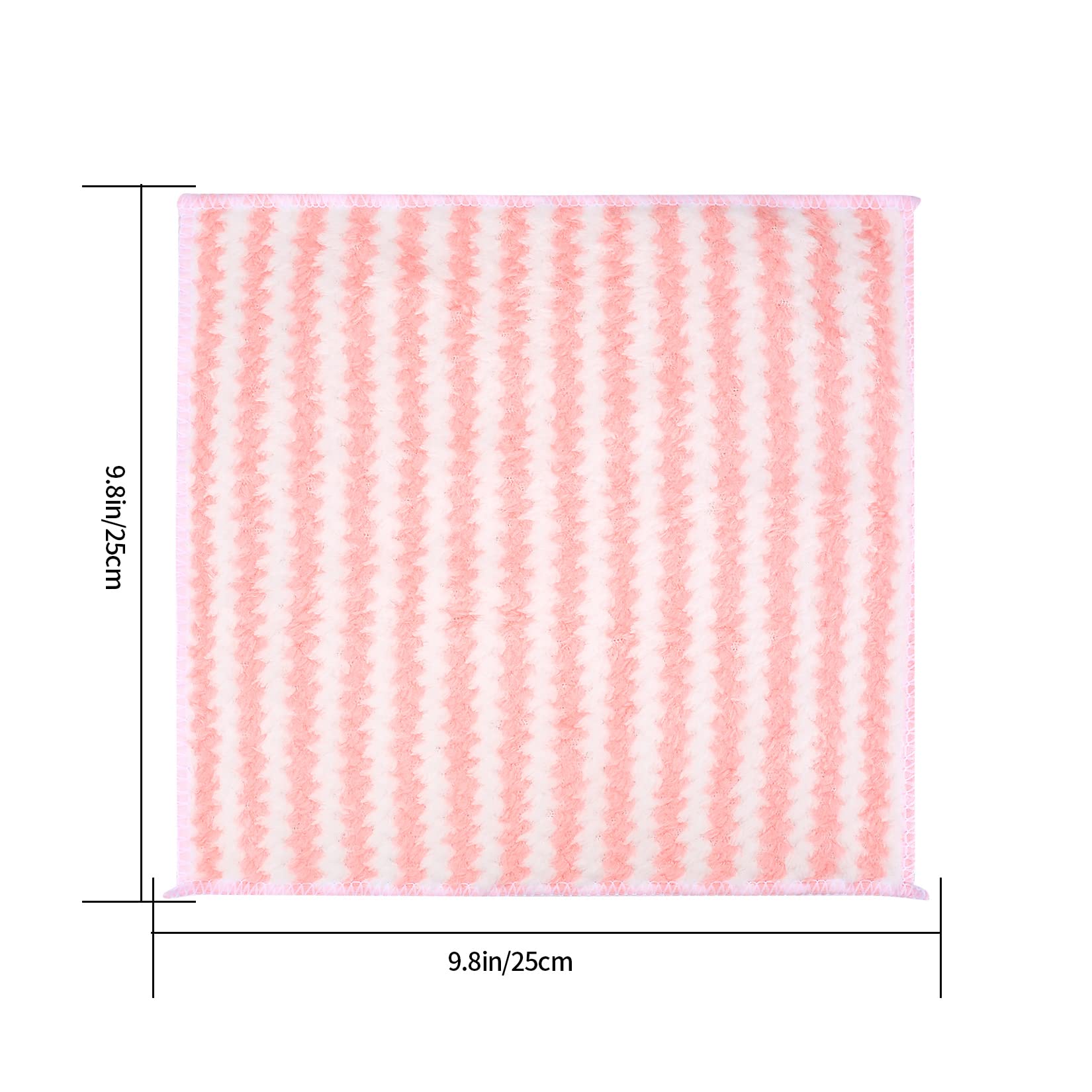 Amago 10 Strofinacci, 100% Cotone, 50 X 70 Cm - Rosso - Foto 11