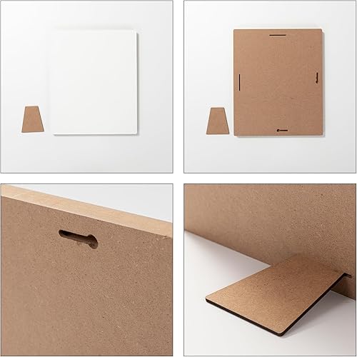 Miniatura 4 de PYD Life Paquete de 4 marcos de fotos de sublimación para decoración del hogar, 10 x 8 pulgadas, rectangular, 0.6 pulgadas de grosor, tablero duro
