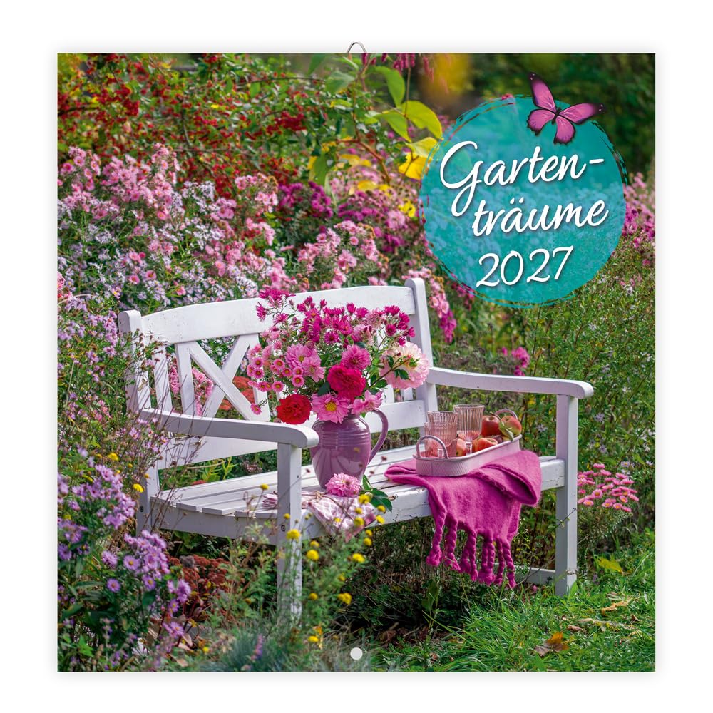 TRÖTSCH - Broschürenkalender Gartenträume 2027: Wandplaner