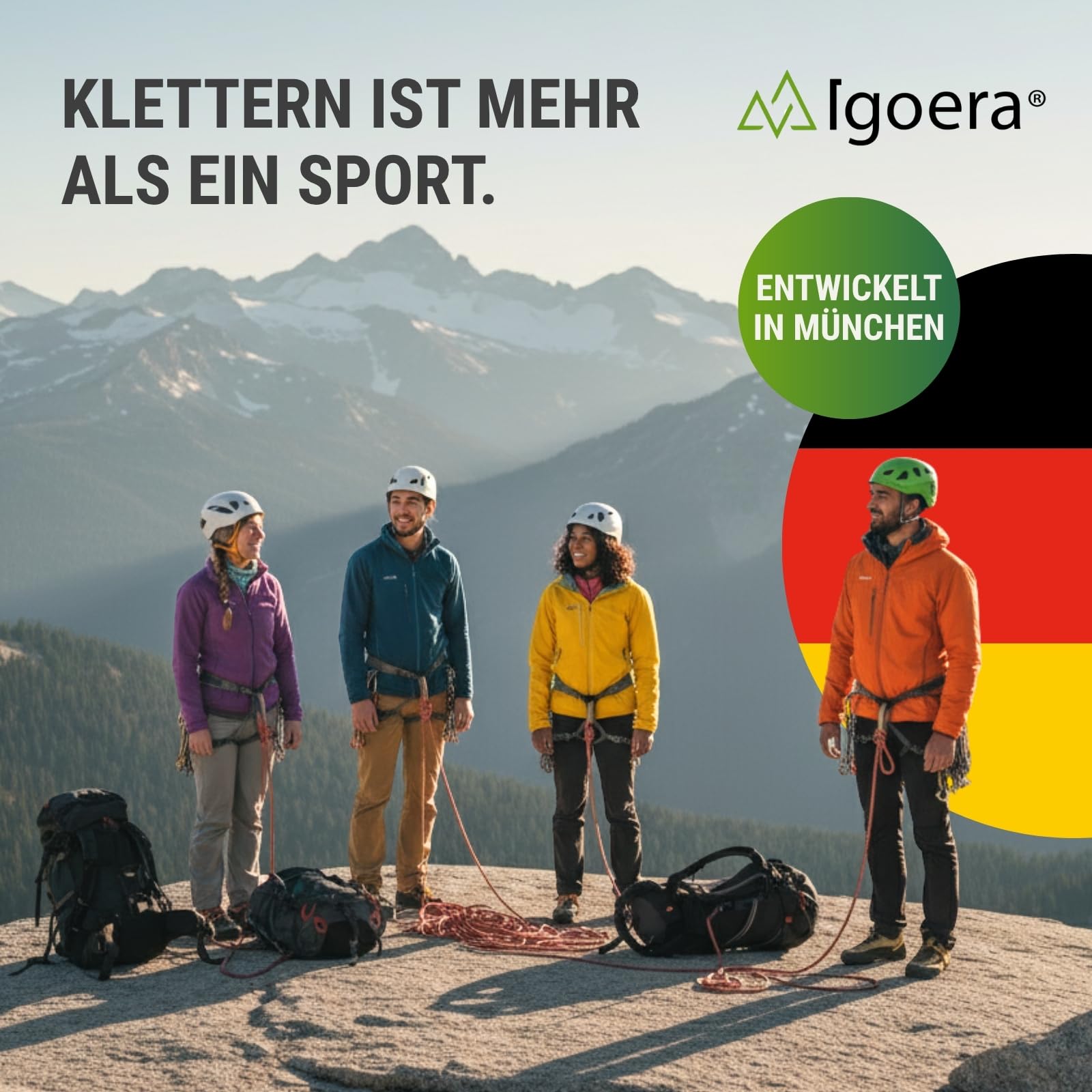 Juego de equipo de escalada original de Igoera con bolsa de tiza, cepillo de boulder y bola de tiza | la combinación perfecta para el máximo placer y seguridad