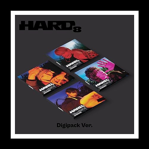 SHINee HARD 8 álbum Digipack versión aleatoria CD+1p póster plegado en paquete+28p PhotoBook+1p PhotoCard+seguimiento sellado