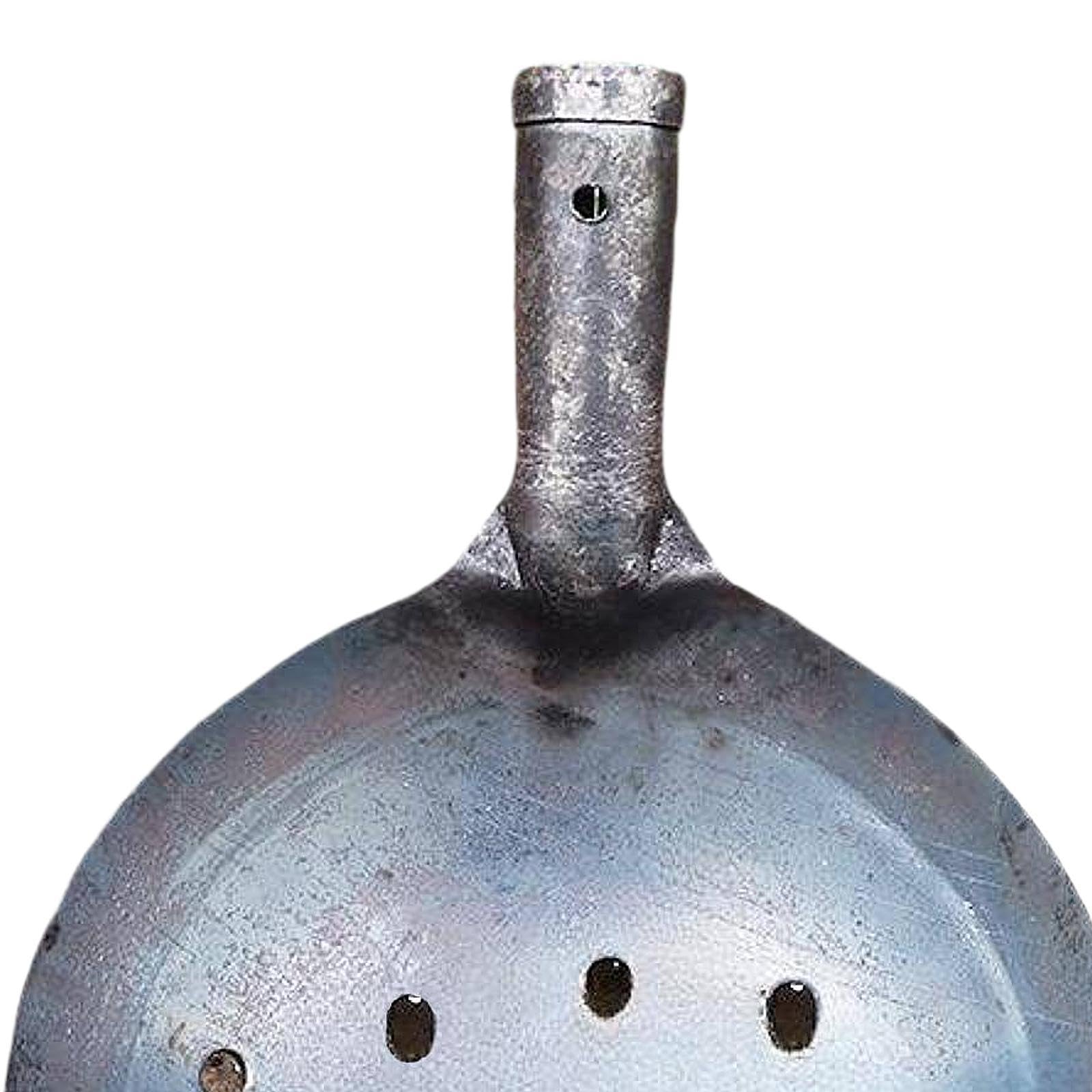 Louche De Fosse Septique Dualoai – 17 Ou 20 Cm, En Acier Ou Fer, Avec/sans Trous – Pour Puits, Eaux Usées, Nettoyage Intensif