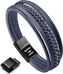 Bracciale Zancan Da Uomo In Argento Oro Rosa E Silicone Nero Intrecciato Exb931r Ti - Foto 7