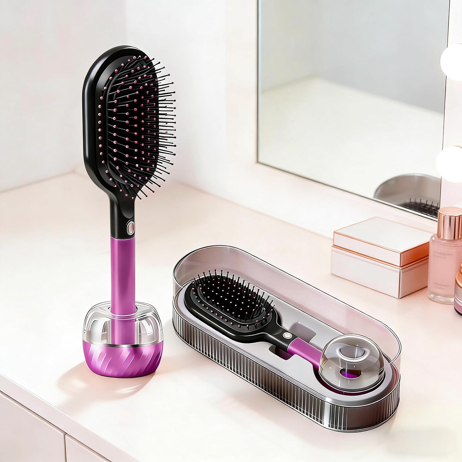 Detangling Hair Brush for Thick Curly Hair – Anti-Static