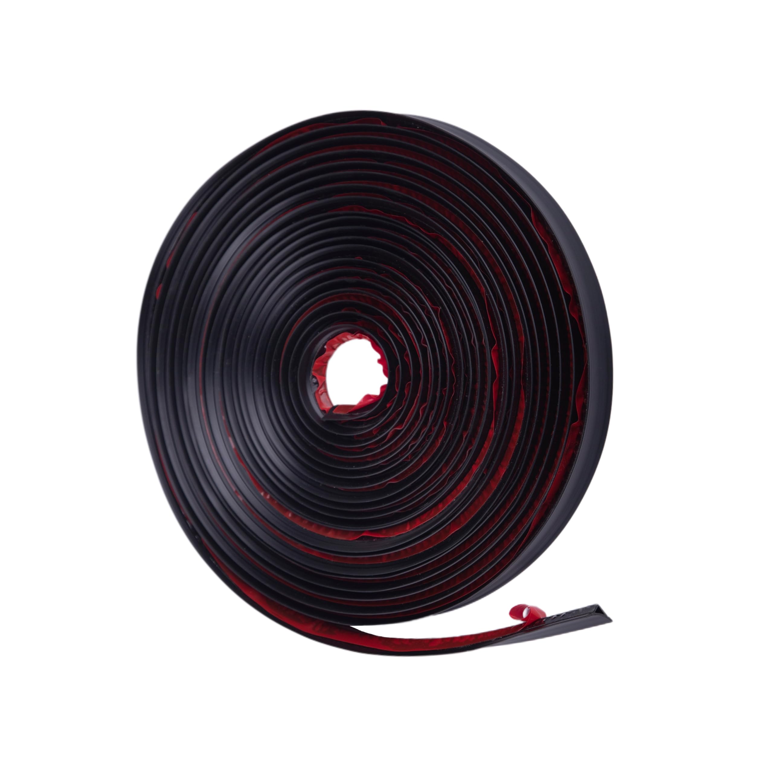 33 Ft Black Self-Adhesive Edge Trim Caulk Tape Strip Flexible Peel and Stick Trim for Molding Wall Corner Ceiling Tile Edge