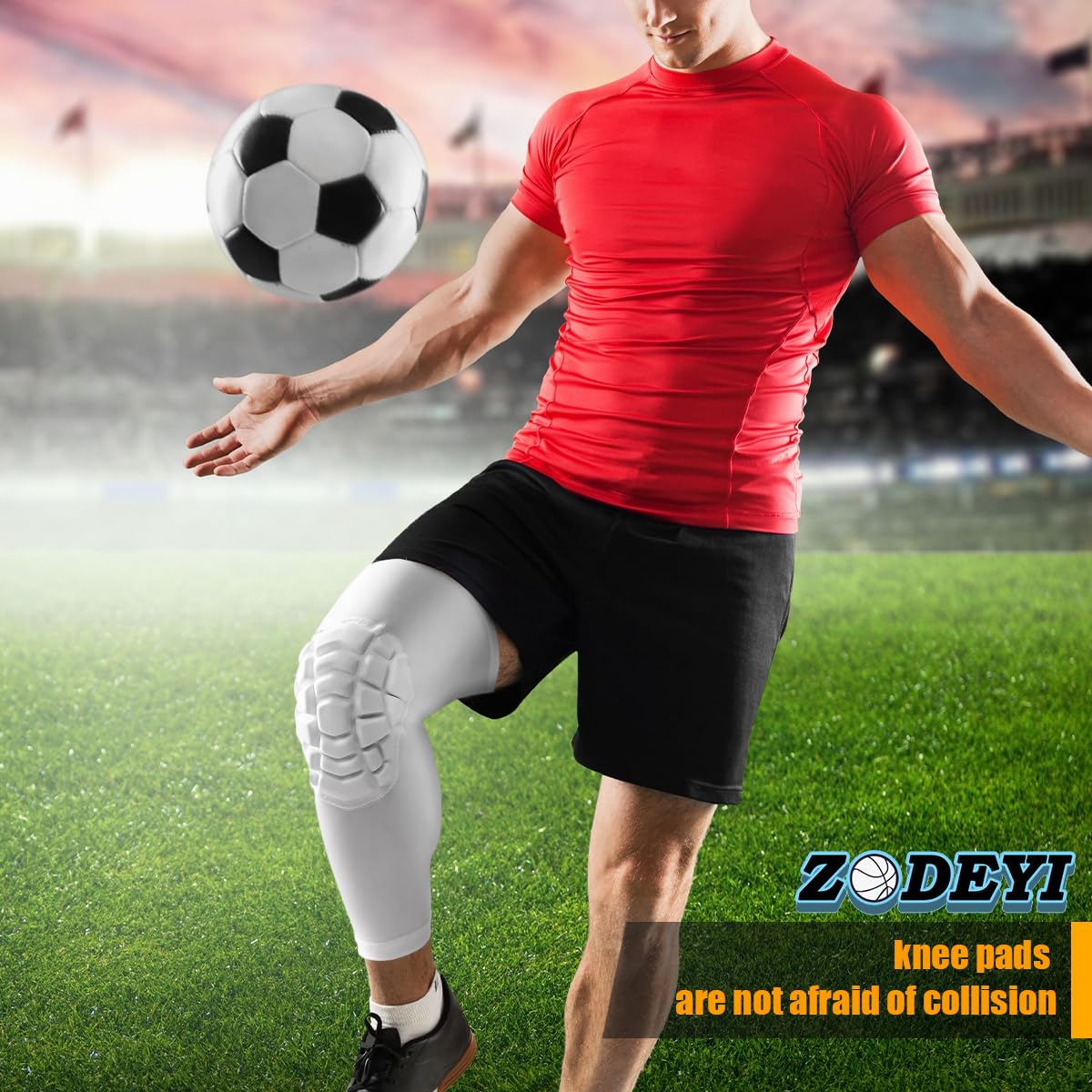 ZODEYI Knee Pads Wrestling Knee Sleeve Compression Leg