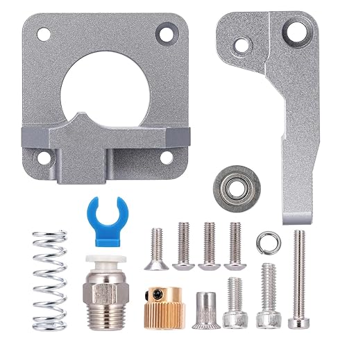 Miniatura 2 de Actualización Ender 3 Extrusora, Ender 3 V2 Actualizaciones Extrusora de Metal Aluminio MK8 Bowden Extrusora 40 Dientes Drive Gear para Creality