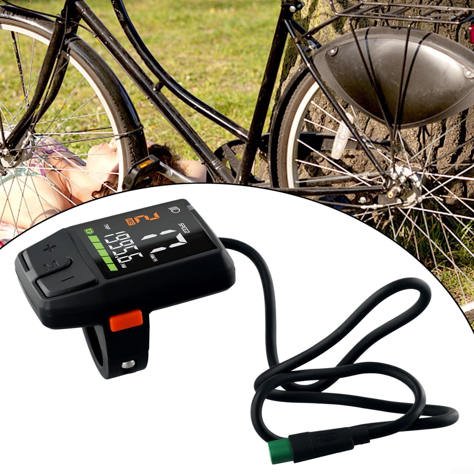 Pantalla LCD para bicicleta eléctrica, para Bafang-M500 M600 BBS01 02 HD Motor DZ4, pantalla de protocolo Ebike UART/CAN, ligera y compacta