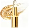 Colour Changing Lipstick, Magic Temperature & PH Adjusting Lipstick, Color Changing & Transfer Proof with Gold Crystal, Long Lasting Moisturizing Lipsticks for Women