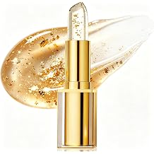 Colour Changing Lipstick, Magic Temperature & PH Adjusting Lipstick, Color Changing & Transfer Proof with Gold Crystal, Long Lasting Moisturizing Lipsticks for Women