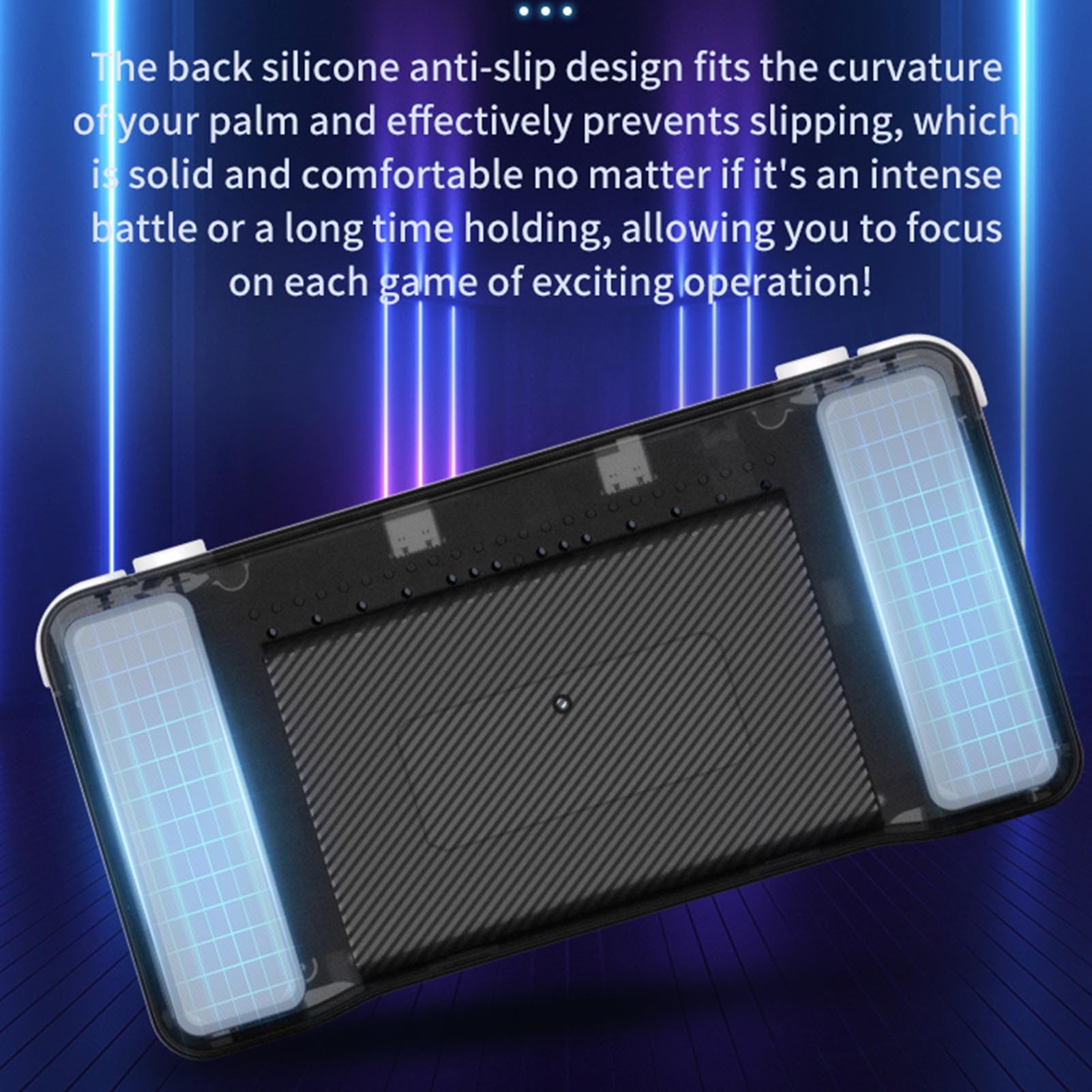 Elprico Handheld Game Console, 3,5 -calowa Ekran HD Construkcyjne Gry Retro Gier z Wieloma Emulatorami, 4000 MAh Bateria do ładowania Kieszonkowego Gracza do Gry Domowej do (64GB)