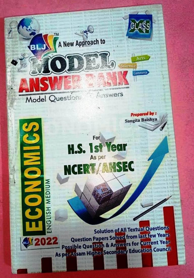 BLJ MODEL ANSWER BANK: ECONOMICS CLASS XI (NCERT/AHSEC) ENGLISH MEDIUM 2022 Paperback – 1 January 2021
