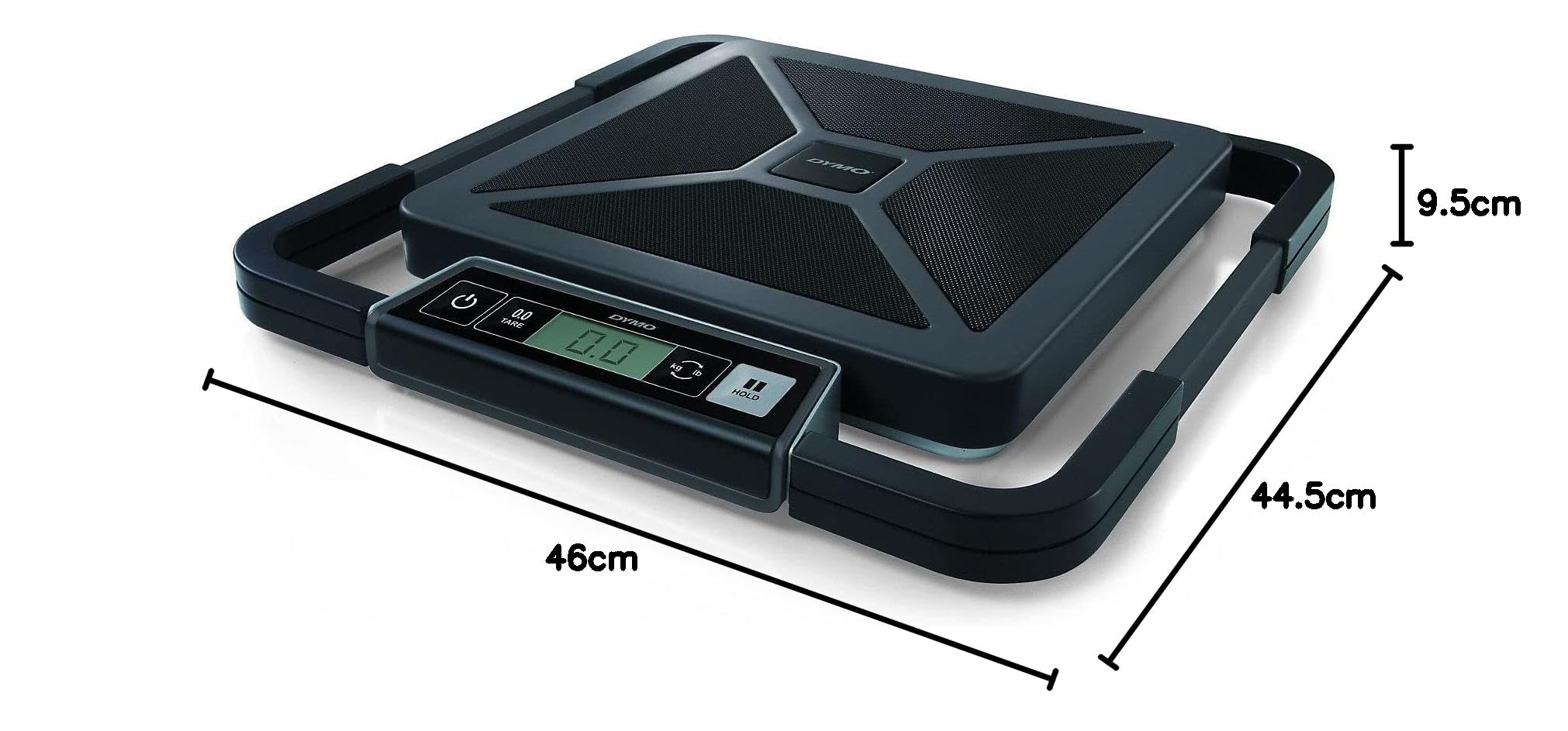 DYMO S50 Paketwaage Tragbare Digital | 50 kg | Briefwaage mit LCD-Bildschirm | USB oder AAA Batterien