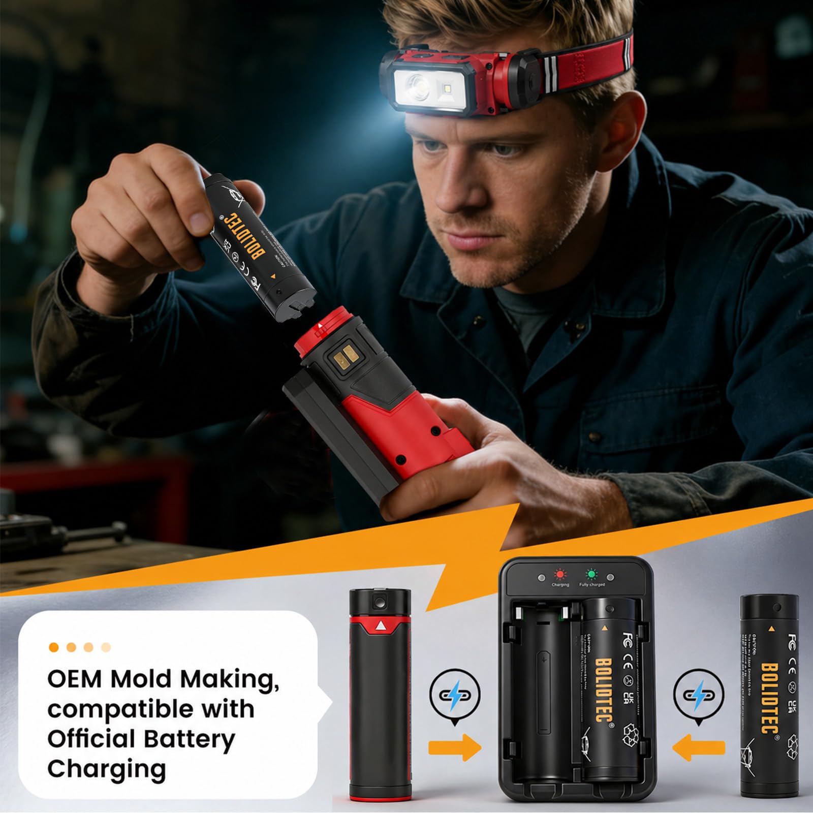 Carga 3 veces más rápida compatible con el kit de cargador rápido USB Milwaukee 48-59-2013 (paquete de 1)