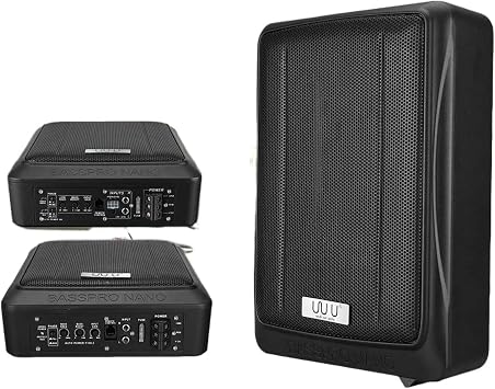 Amplifier Car Audio 900W 10 Inch Car Amplifier Subwoofer Car Audio Slim Under Seat Active Subwoofer Bass Speaker Car Subwoofers Woofer Color with high Pitch