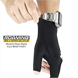 Roaming Pool Glove Billiards Glove fits on Left Hand for Men Women-A Smoother Stroke is A More ACCURATES Stroke