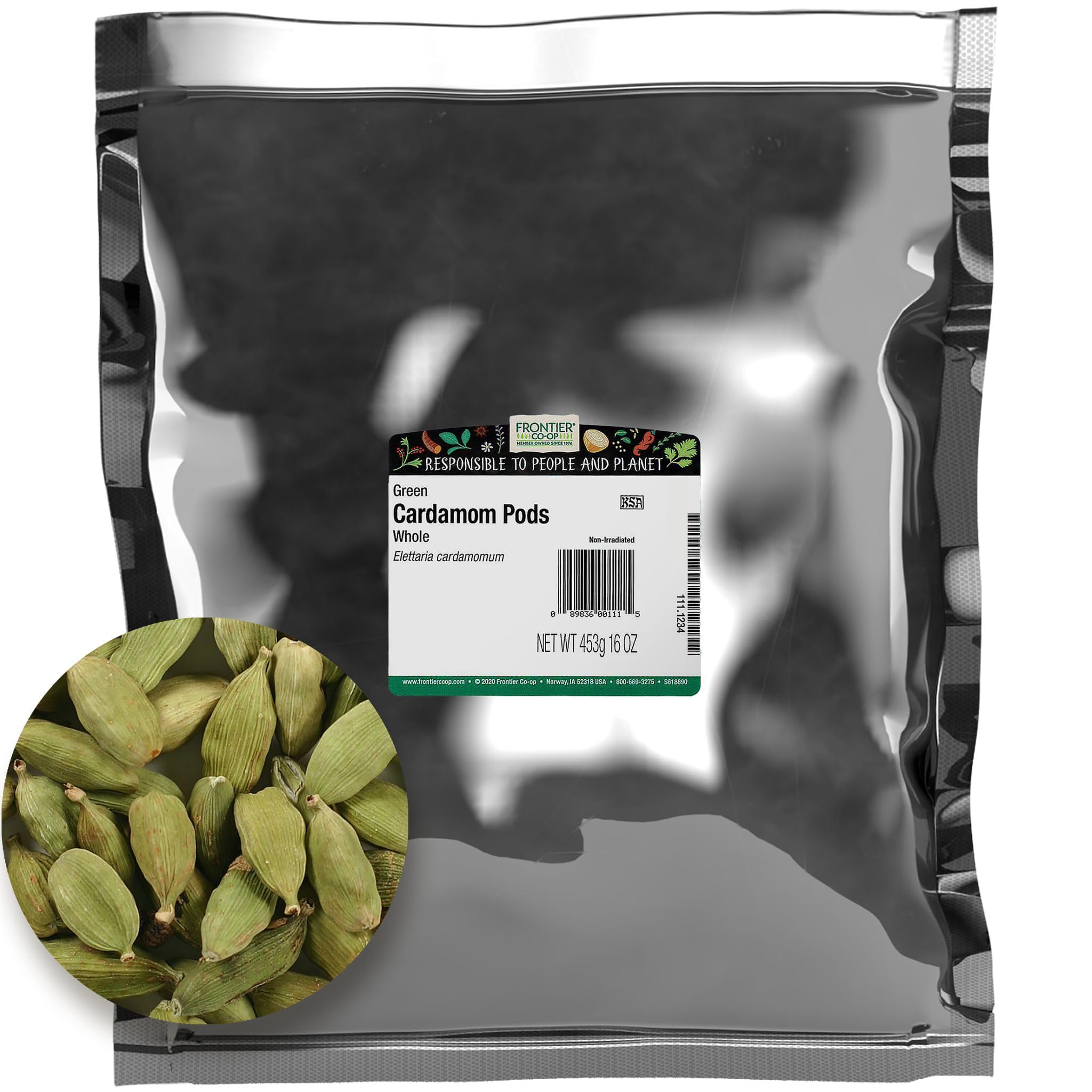 Amazon.com : Frontier Cardamom Pods, Green, Whole, 16 Ounce Bag Amazon.com : Frontier Cardamom Pods, Green, Whole, 16 Ounce Bag