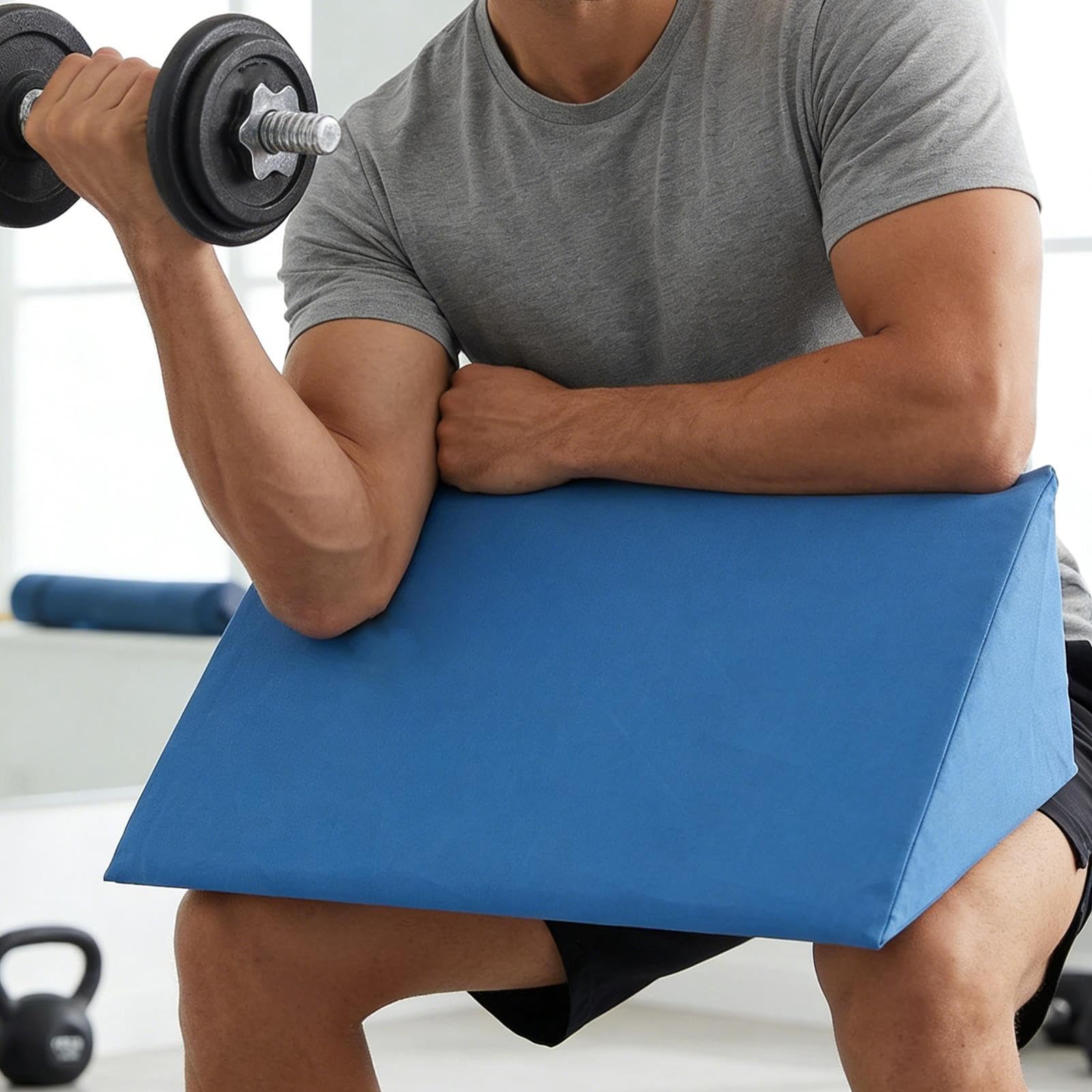 Modlitewnik Preacher Curl Pad Poduszka na Ławkę do Uginania Ramion | Sprzęt do Ćwiczeń w Domu Akcesoria Siłowe do Treningu Bicepsa, Tricepsa i Przedramion