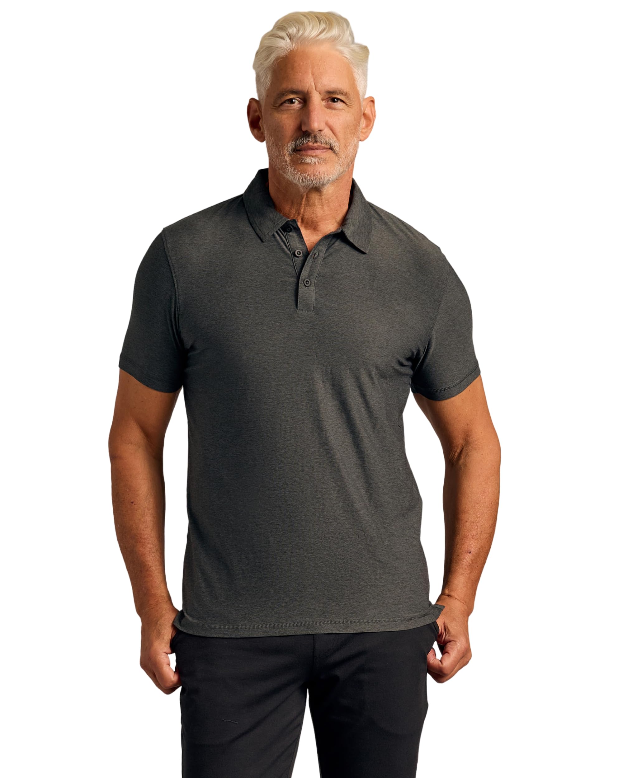 True Classic Novelty Polo Shirts for Men – Mens Polo Shirts Short Sleeve Cotton, Dry Fit Golf Shirt for Men