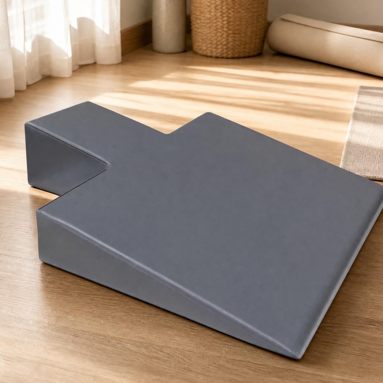 rockible per Pilates | Rivestimento Morbido Imbottito, Antiscivolo, Pedana Inclinata, per Casa