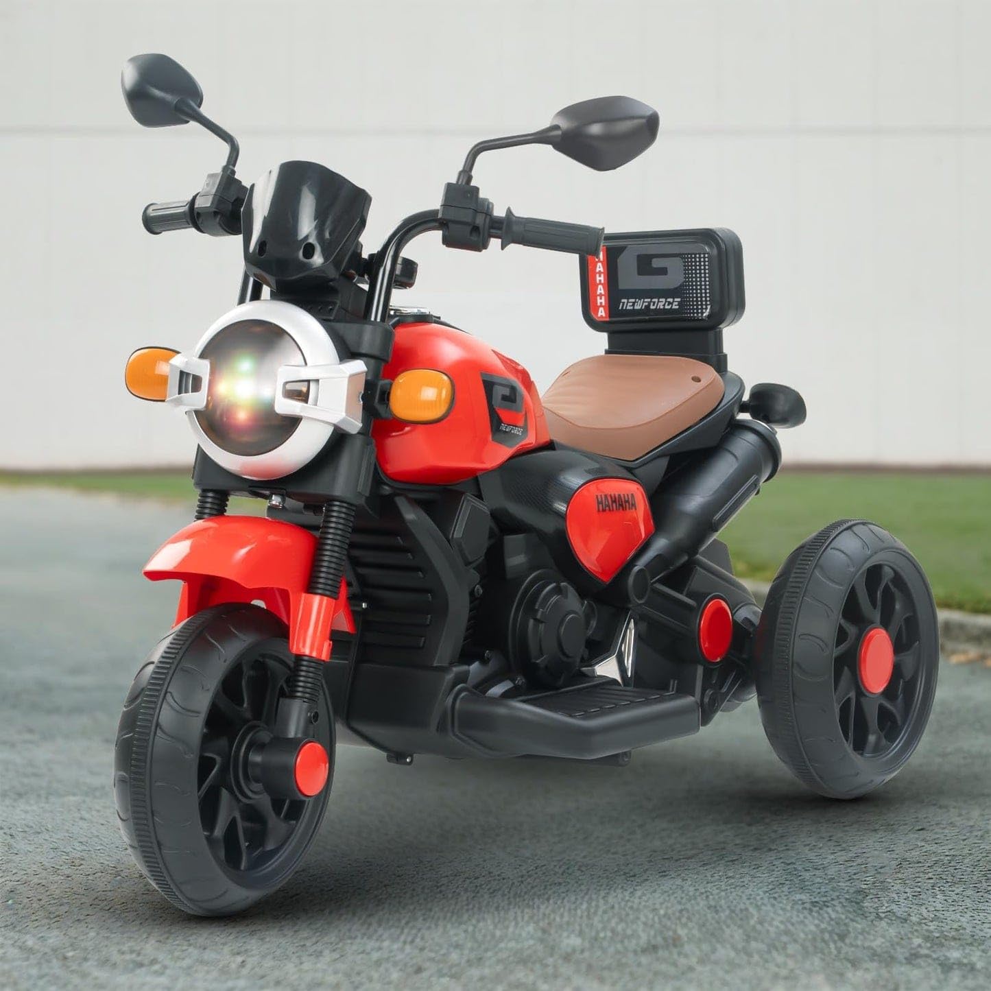 Happy Goods Rechargeable Battery-Operated Ride-On Electric Bike Battery Operated Ride On - 24 Months - 8 Years, Multicolor