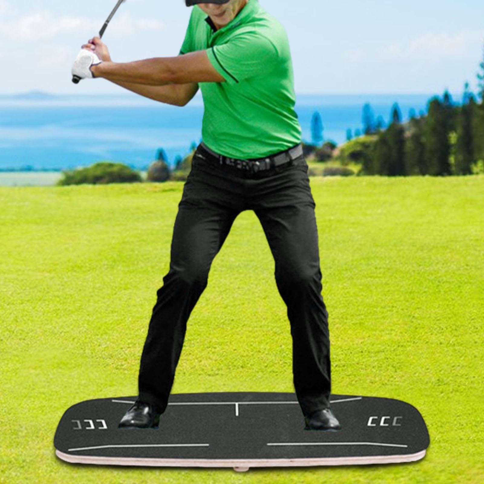 Płyta dociskowa do zmiany ciężarów golfowych, deska do balansowania golfa, deska ciśnieniowa do huśtawki golfowej, pomoc treningowa, akcesoria golfowe, poprawa równowagi i stabilizacja, sprzęt do