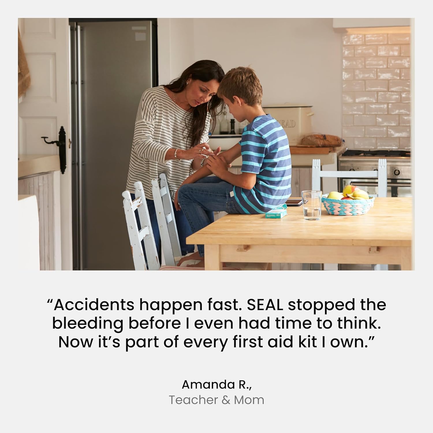 Seal 1.5oz Single Use Hemostatic Wound Spray | Rapid Bleeding Control for Home First Aid Emergency Preparedness