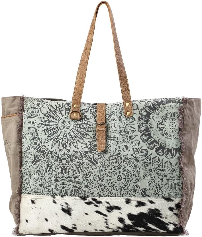 Myra Bag Canvas Bag, Multicolor, Large, MY-S-1192 - Image 2