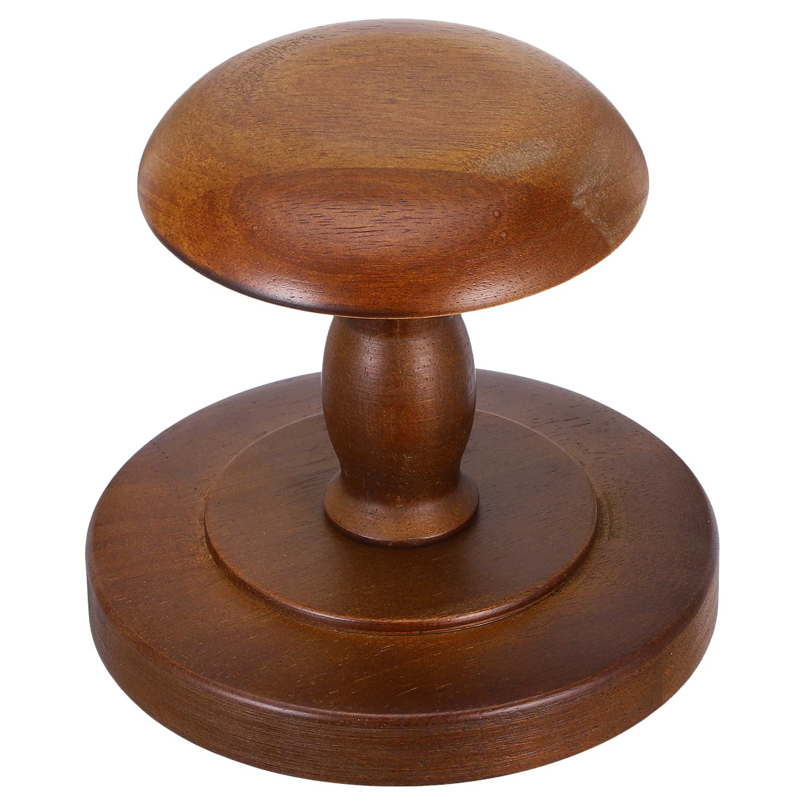 OUNONA Perchero de Exhibición Adecuado para Organizar Gorras y Sombreros Soporte Creativo y Delicado de Madera para Sombreros Vintage para Escritorio