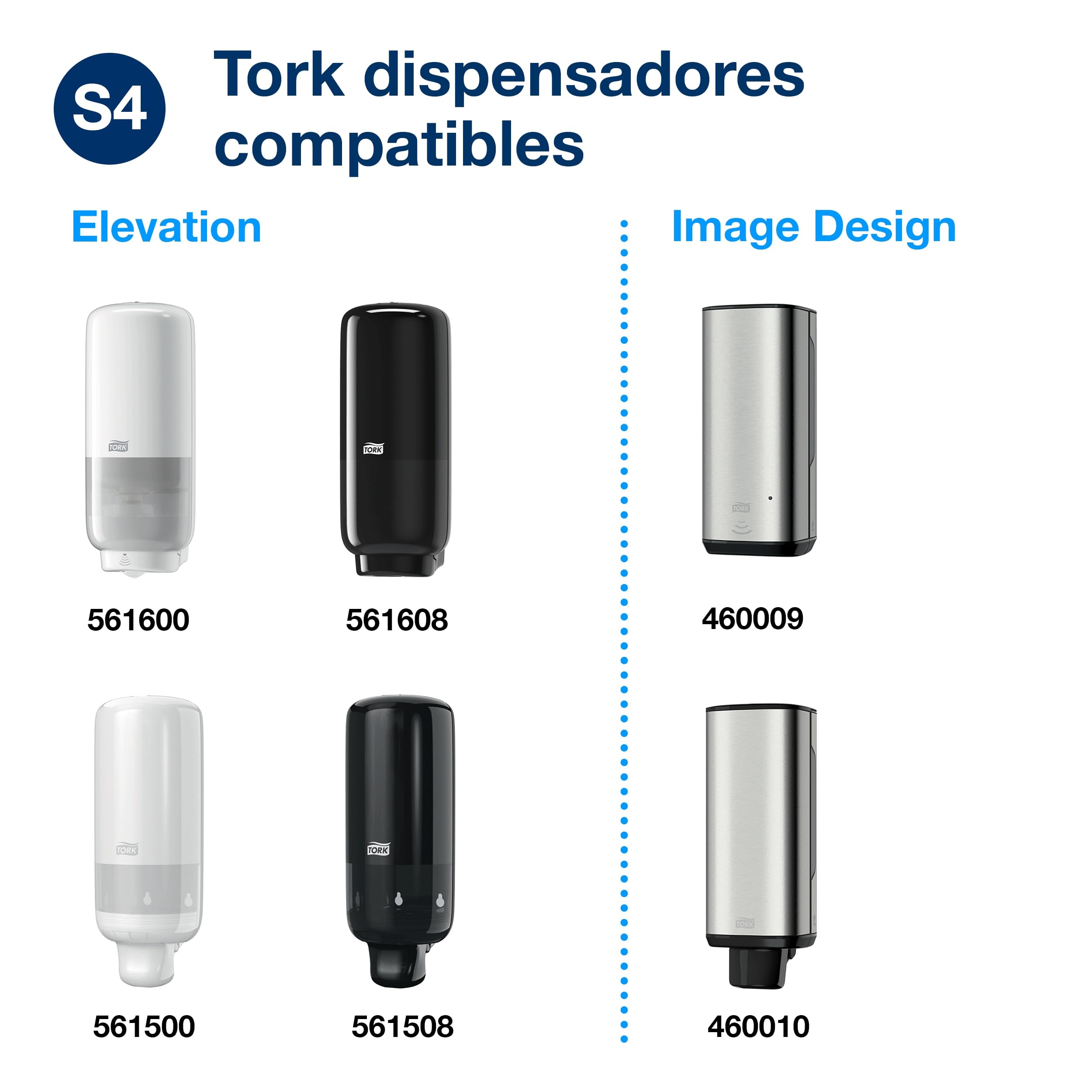 Tork Jabón Líquido Ligeramente Perfumado, 6 x 1000ml, 424501