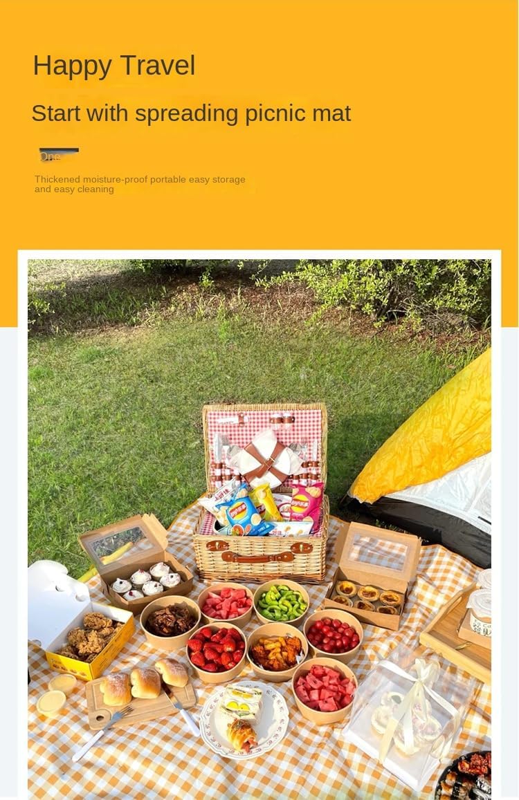 Outdoor Picnic Blankets, Waterproof Sandproof Portable Blankets, Foldable and Lightweight for for Beach Camping Hiking Travel Outdor Family Concerts (200 * 200cm,Colorful Flowers)