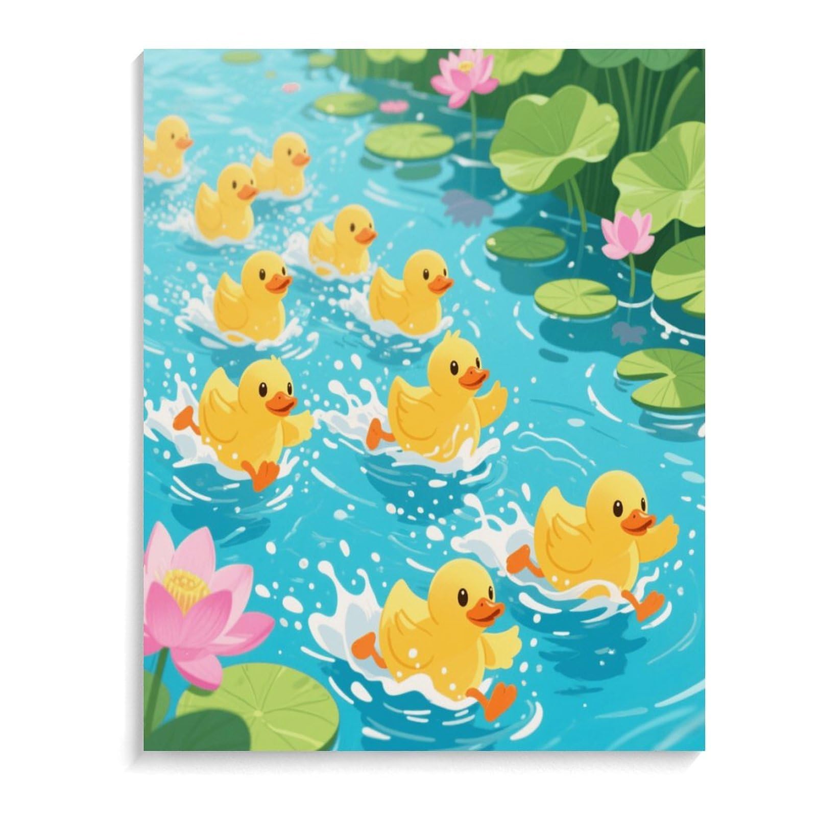 KOAYUBFC Malen nach Zahlen für Erwachsene, Anfänger, Erwachsene, Malen-nach-Zahlen-Kits auf Leinwand, Acryl-Ölfarben, Malerei mit Pinseln als Geschenk, Wanddekoration