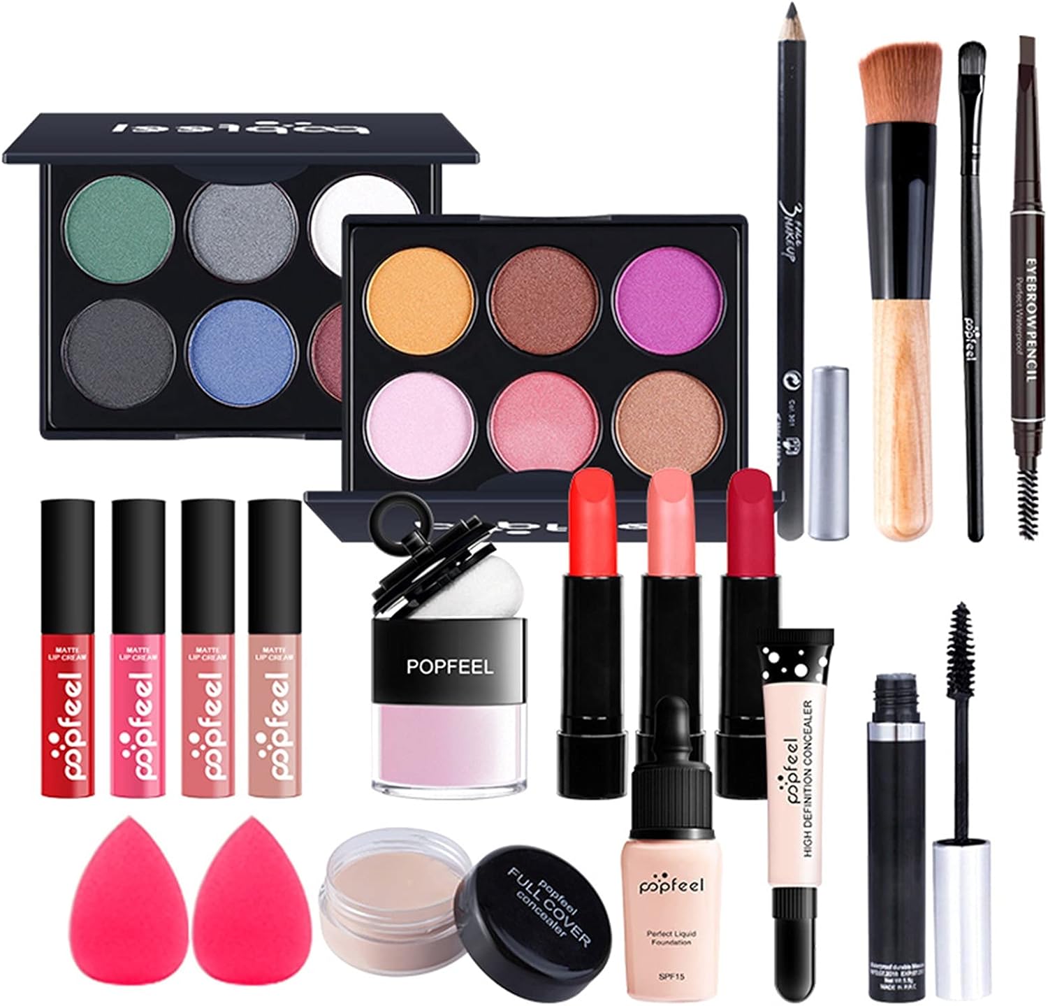 Holzsammlung Make Up Set All-in-One Makeup Gift Set 20 Pcs/Set Cosmetic ...