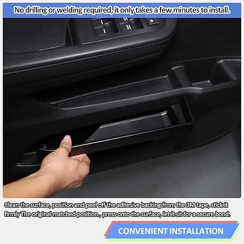 Miniatura 5 de Caja para puerta lateral compatible con Honda Pilot 2016-2022/Passport 2019-2023, organizador de puerta de automóvil, contenedor de palés de