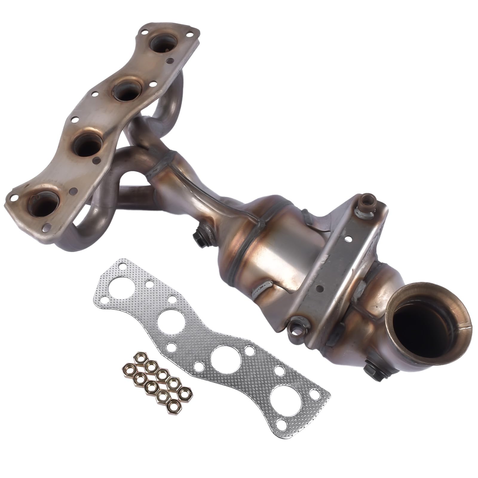 Bisenya Catalyseur collecteur catalytique Remplacement pour C3 C4 1.4 1.6 VTi R56 R57 207 308 1.4 1.6 16V 1609163980 18407563247 18407559332 18407559400 18407568358 18407597626 18407599503 18407603024
