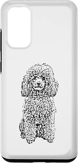 Galaxy S Poodle プードル 犬 イラスト かわいいプードル 愛犬家 ギフト スマホケース Electronics Amazon Co Jp