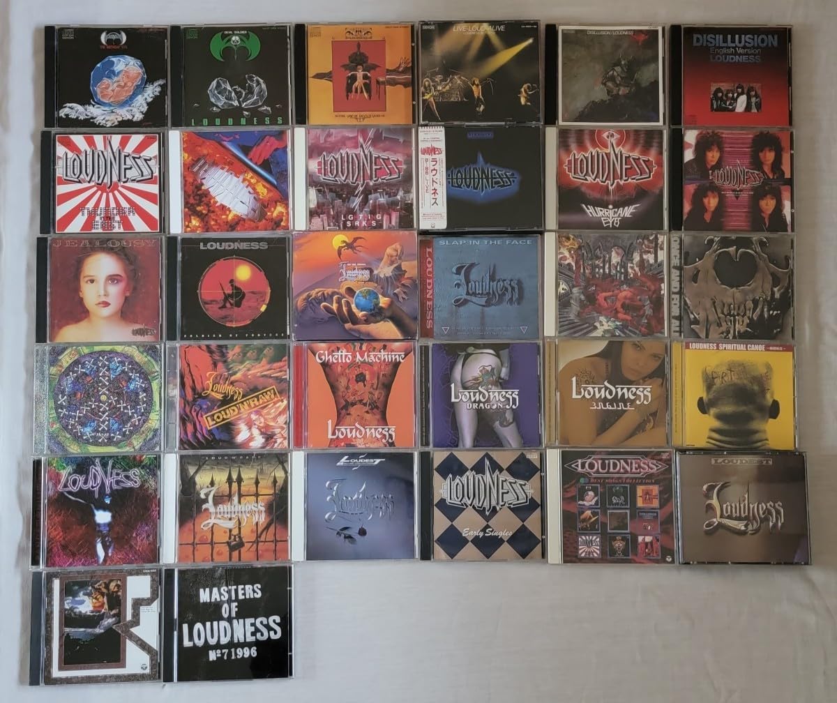 LOUDNESS&高崎晃ソロ&樋口宗孝ソロ CD合計38枚セット販売/ラウドネス