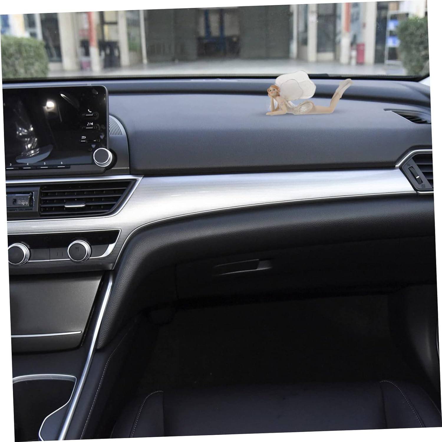 Resin Craft Fairy Flower Ornaments Fairy Figurine Decoration for Desktop Car Outdoor Accessories Angel Decor