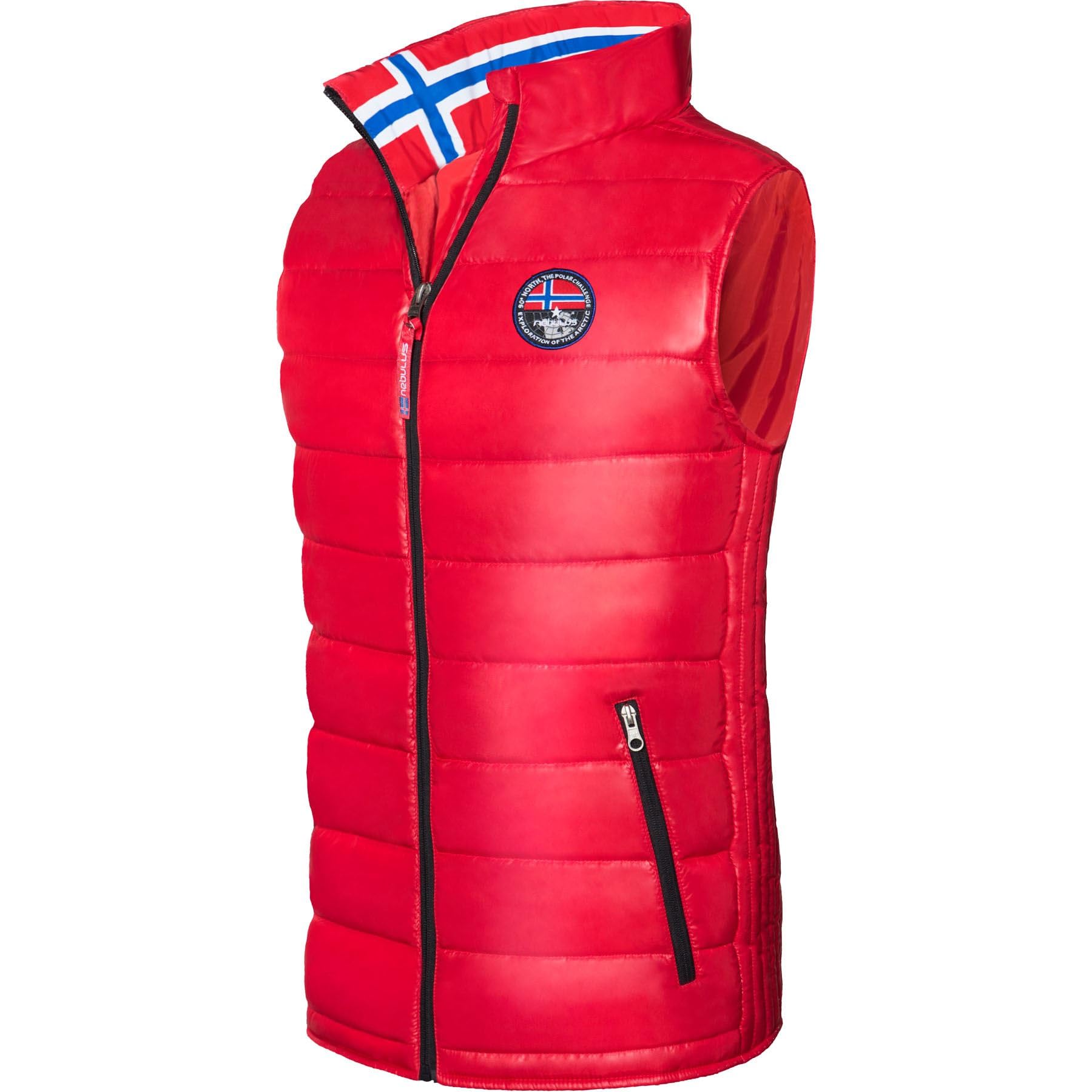 Nebulus Weste GLOSSAR, Daunenoptik, Herren, Navy, Jacke, Glanzoptik (Q638)