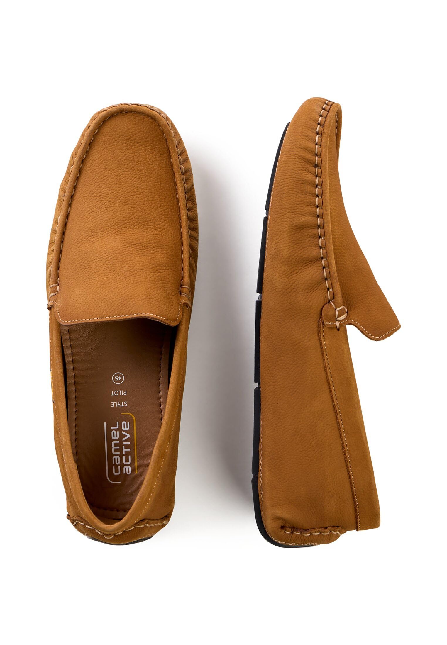 camel active Herren Mokassin aus Nubukleder