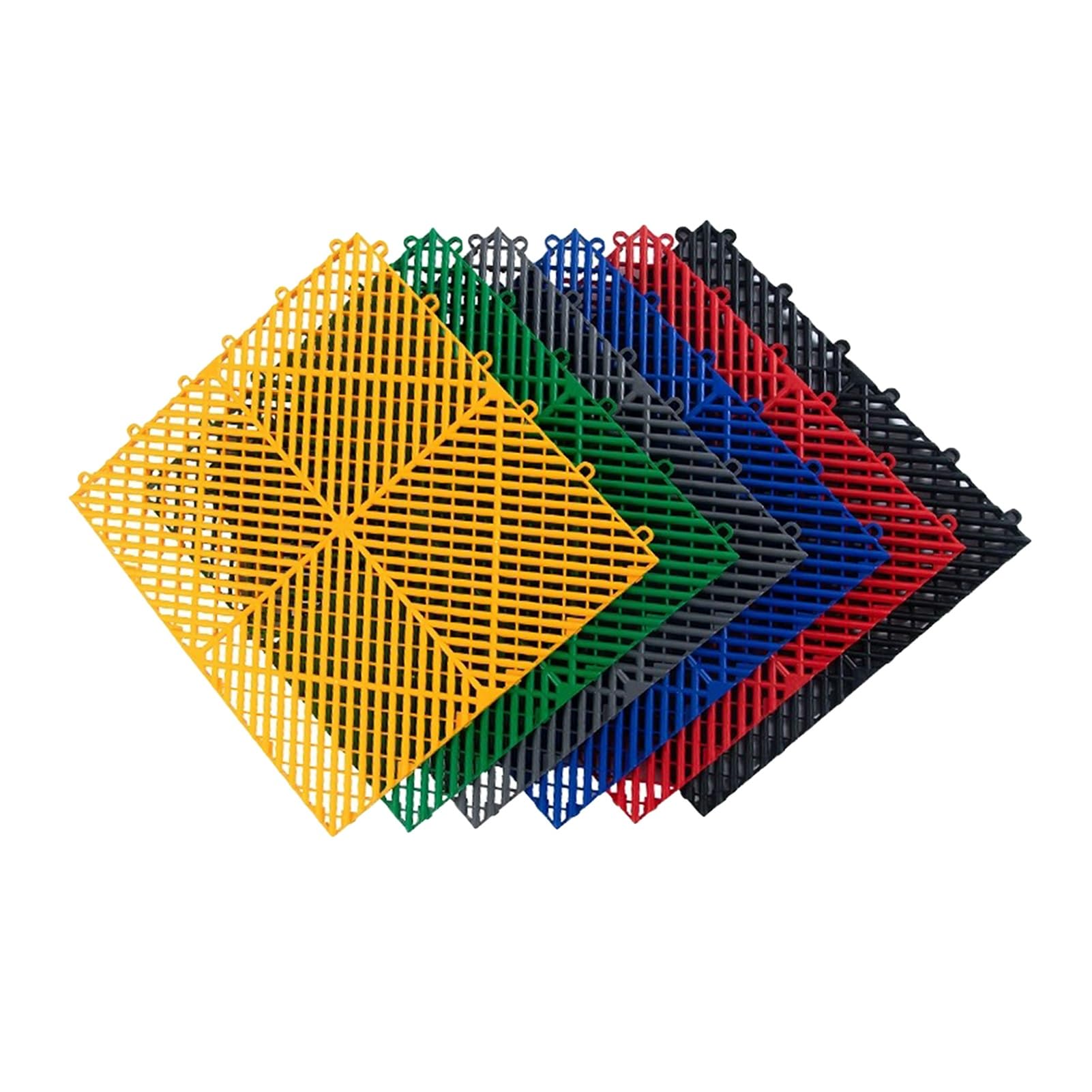mattoni pesanti bloccati, Piastrelle Drenanti ad Incastro in Polipropilene 40x40x1.8cm Multi4/8/16/20 Pz