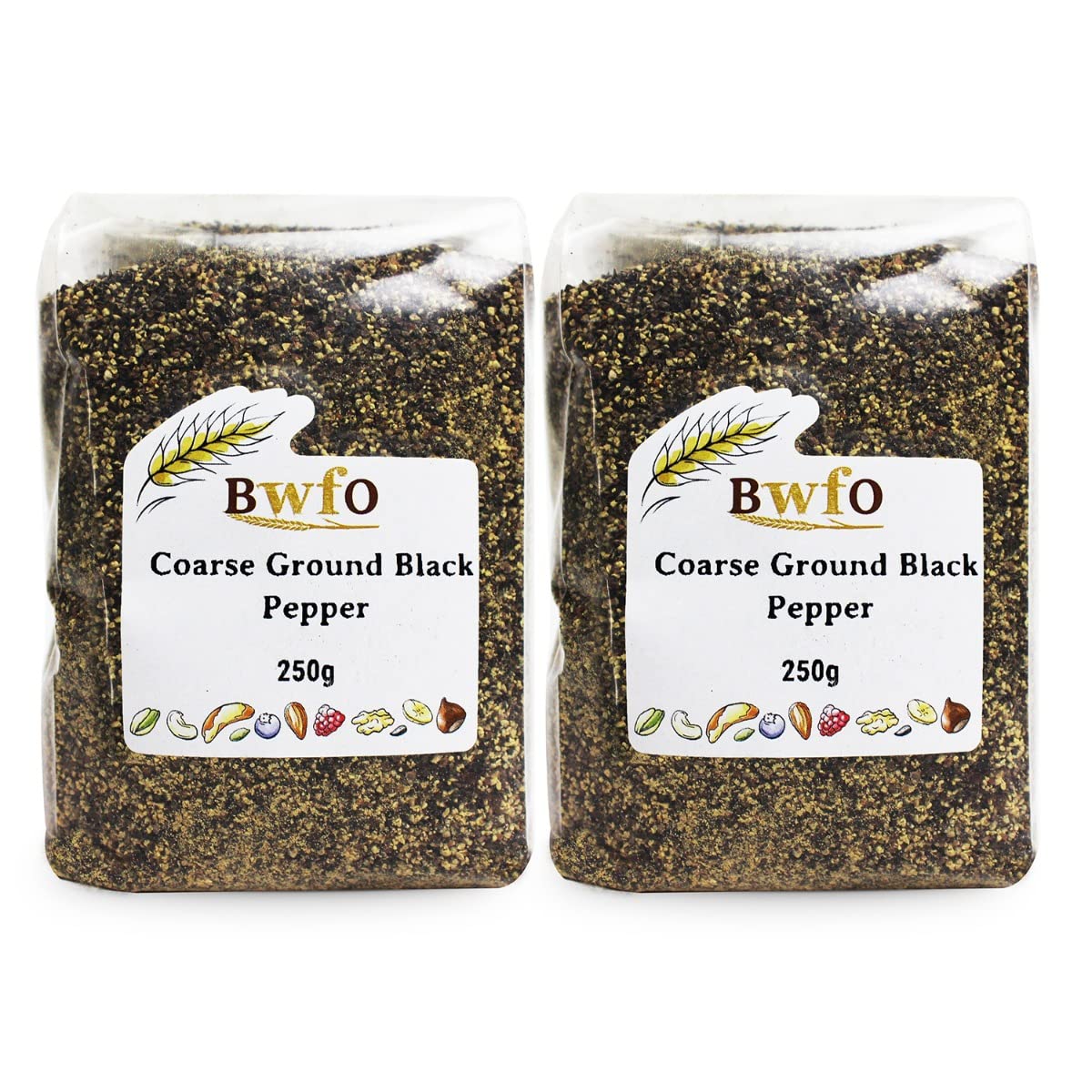 Coarse Ground Black Pepper 500g (BWFO)