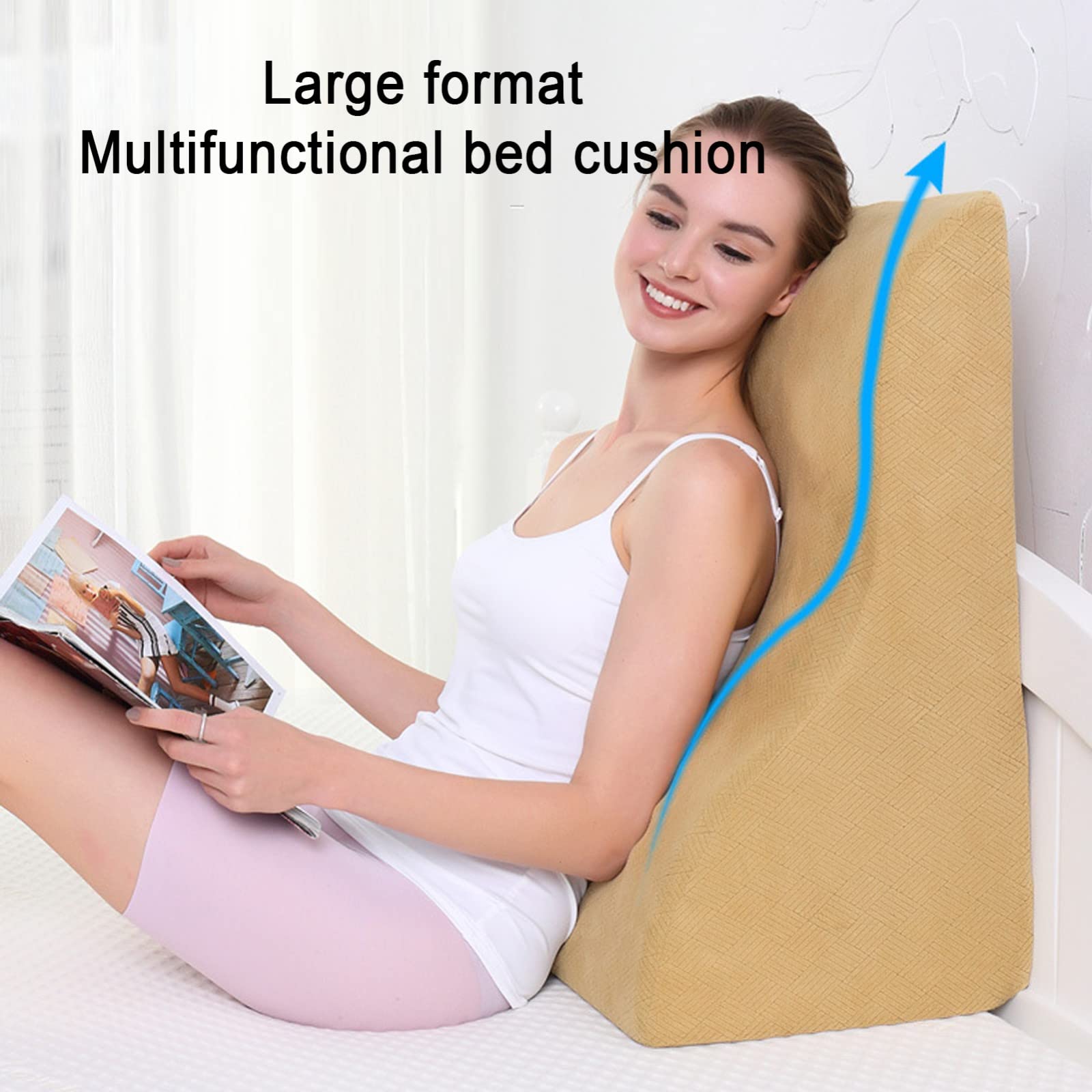 Beinkissen Memory-Schaum für Rücken-,Hüft- und Beinschmerzen,Ödeme sowie zur besseren Durchblutung Venenkissen für die Beine,Ergonomisches Keilkissen und Beinauflage B