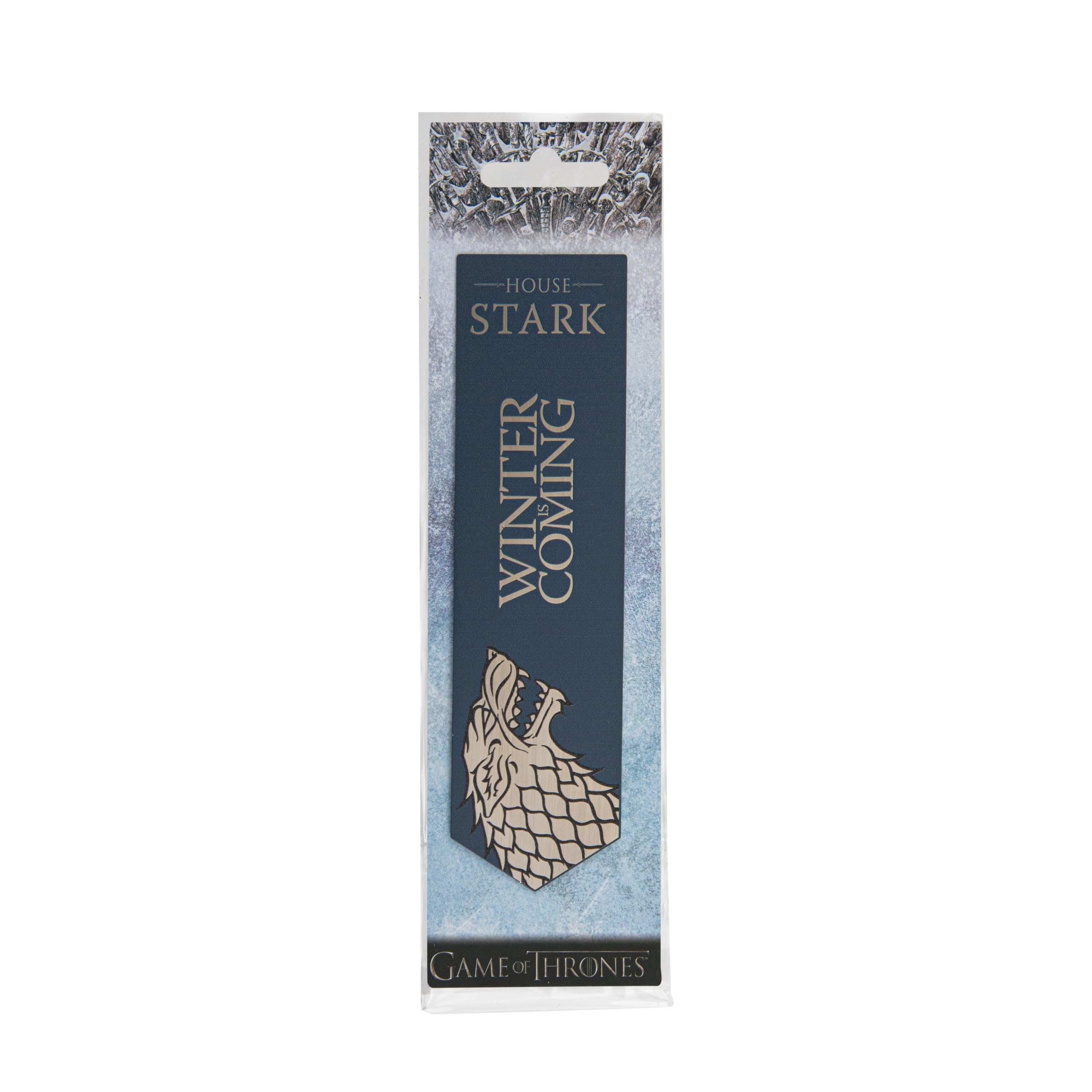 Cinereplicas Game of Thrones - Stark i Targaryen Metalic Zakładka 14x4cm - Oficjalna licencja (Stark)