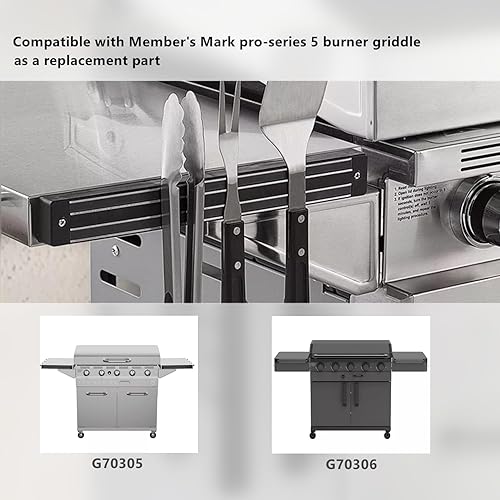 Miniatura 2 de Soporte magnético para herramientas de repuesto para plancha de marca de miembros, 2 piezas, tira magnética de 13 pulgadas para sostener accesorios