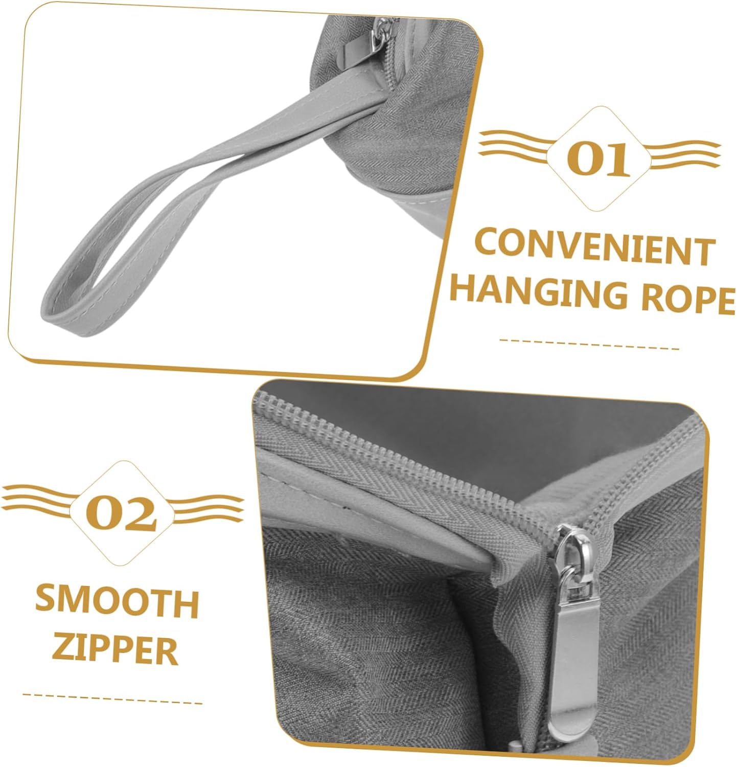 Portable Travel Case for Hair Styling Tools Compact Lightweight Hair Straightener Storage Bag Scratch-resistant Pouch Easy Open Zipper Design